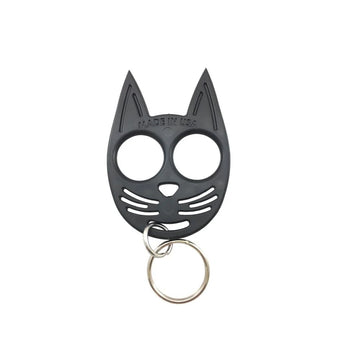 Black My Kitty Self-Defense Keychain