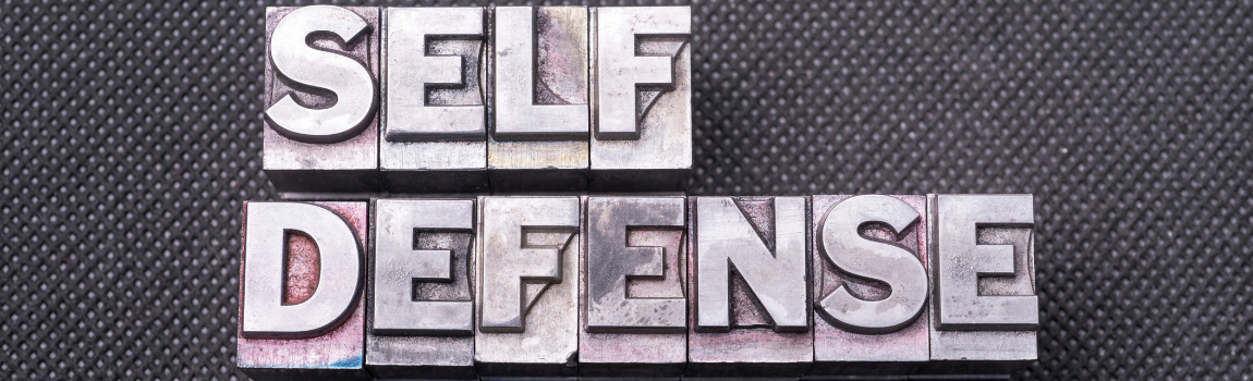 metal letters spell self defense